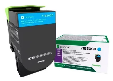 Заправка картриджа Lexmark CS/CX 317/417/517 (2,3К) cyan