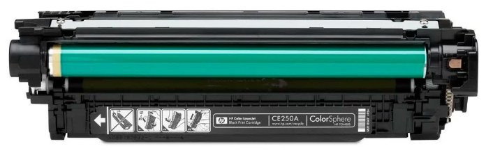 Заправка картриджа HP CE250A (504A)